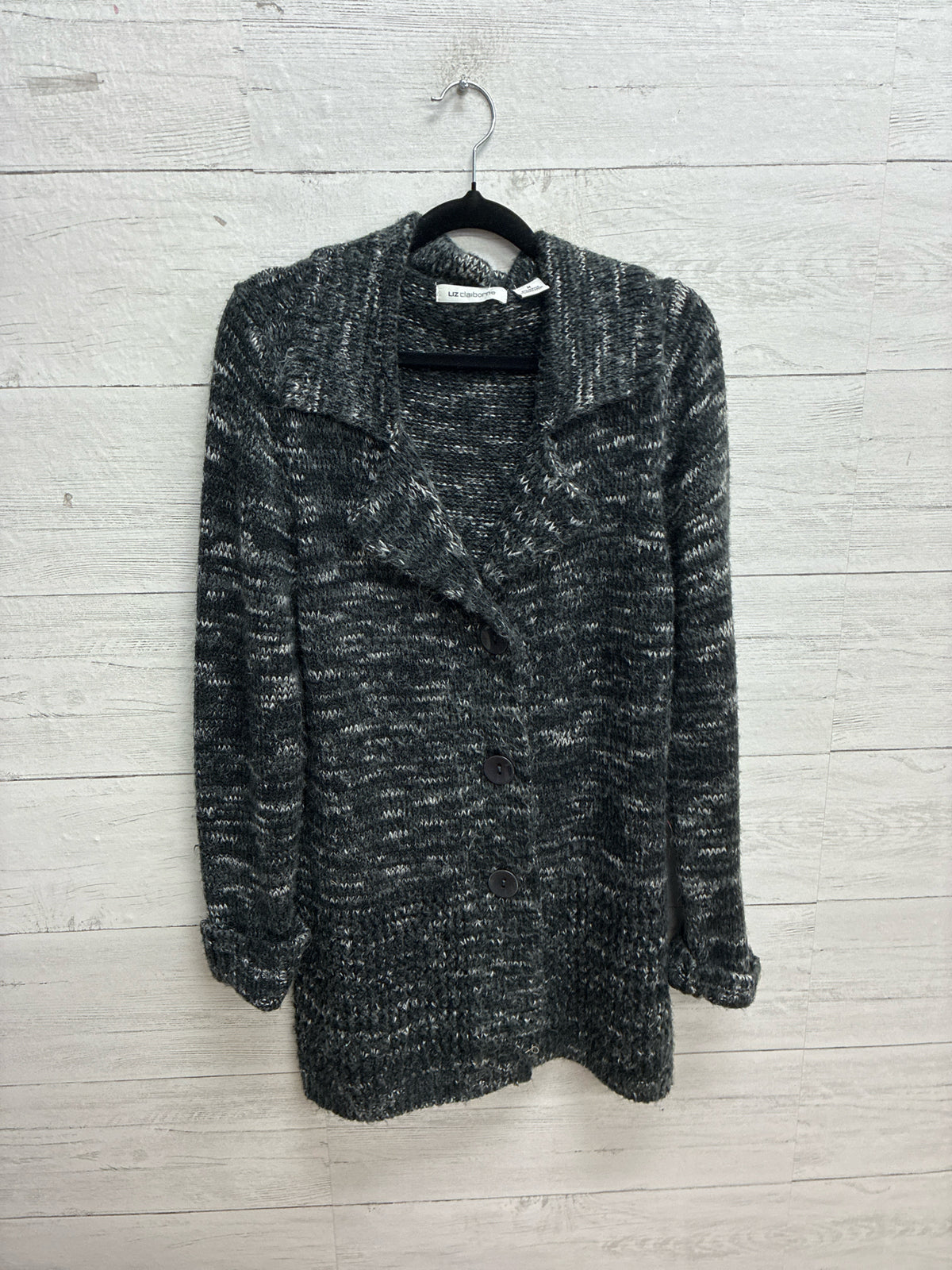 Size M Liz Claiborne Black Womens Sweater