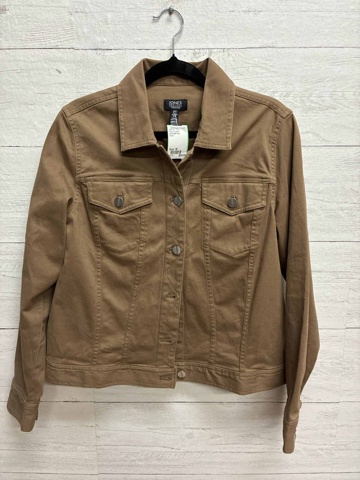 Size M Jones New York Brown Womens Jacket