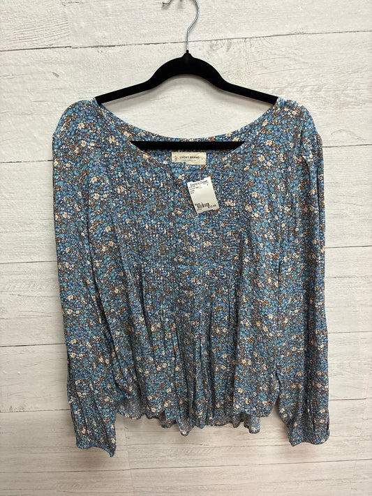 Size L Lucky Blue Womens Shirt