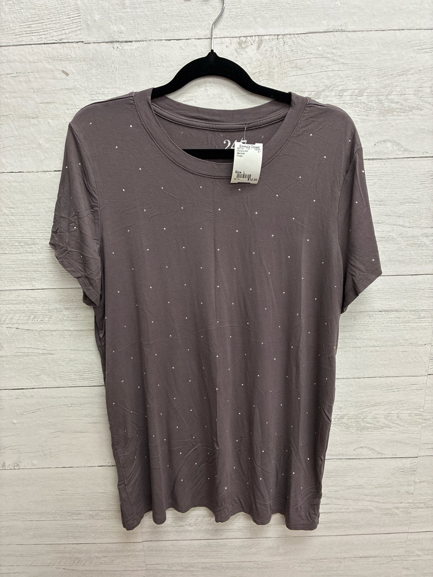 Size L Maurices Purple Womens Shirt