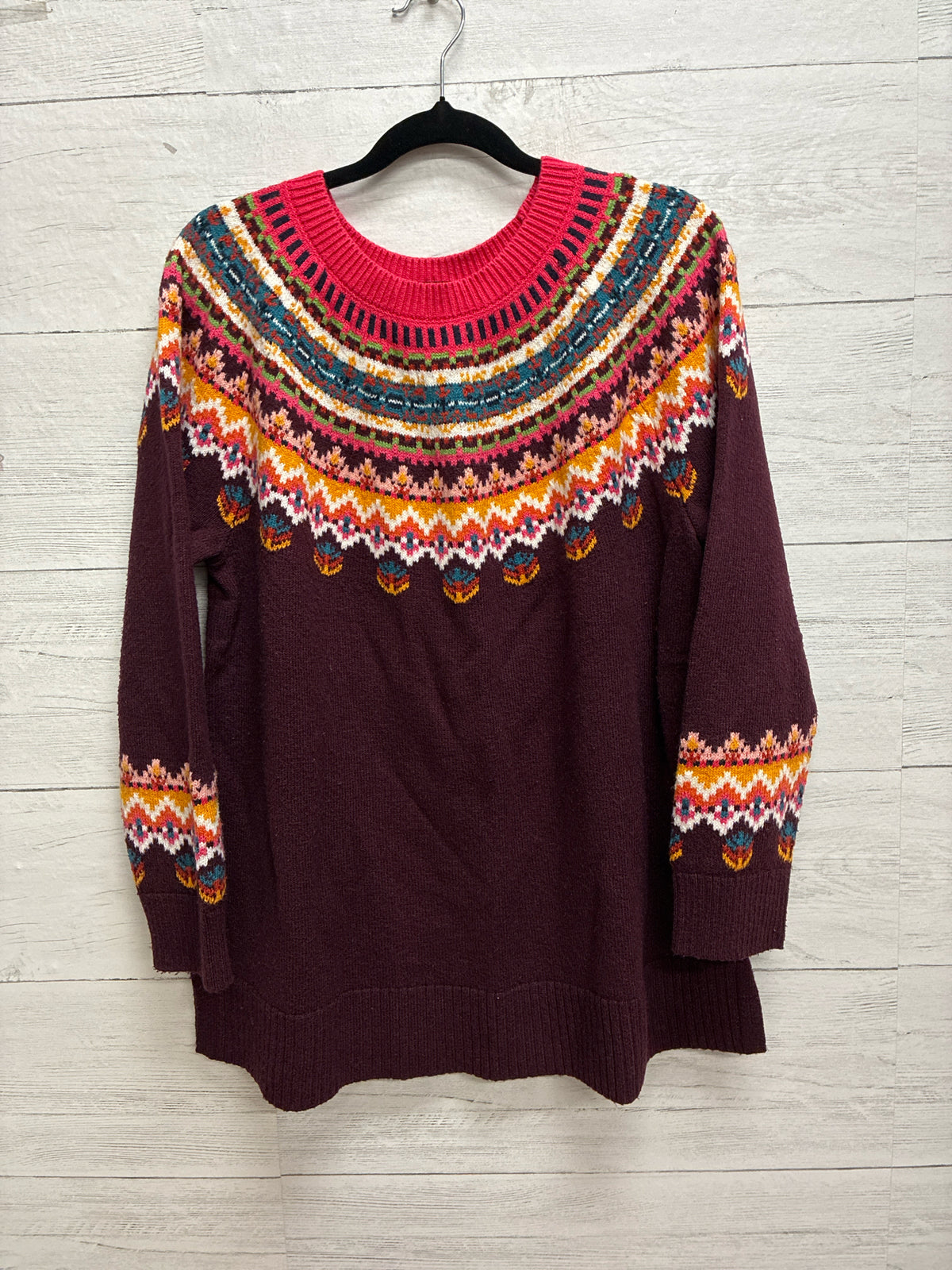 Size XL Talbot's Burgundy Womens Sweater