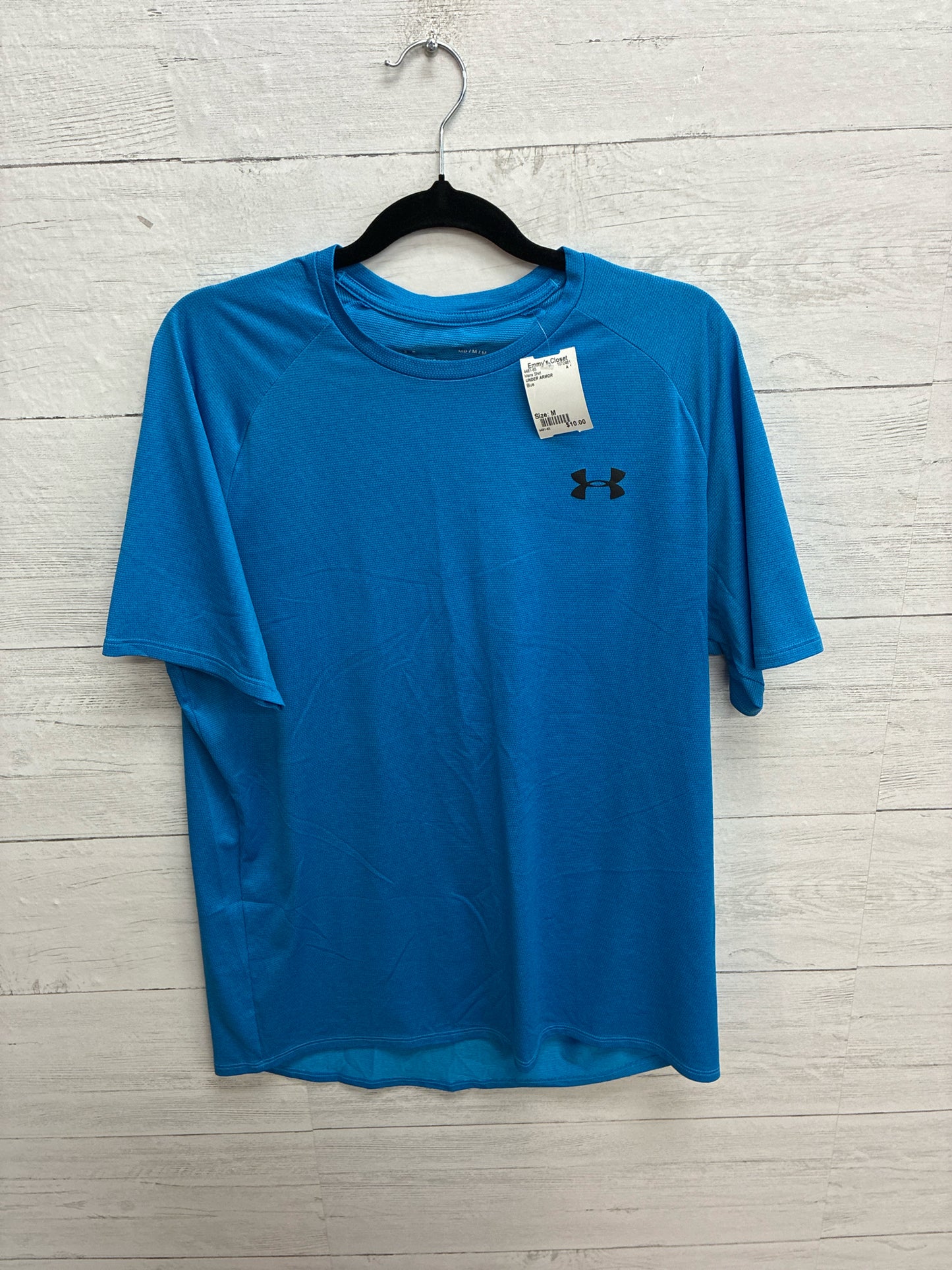 Size M UNDER ARMOR Blue Mens Shirt