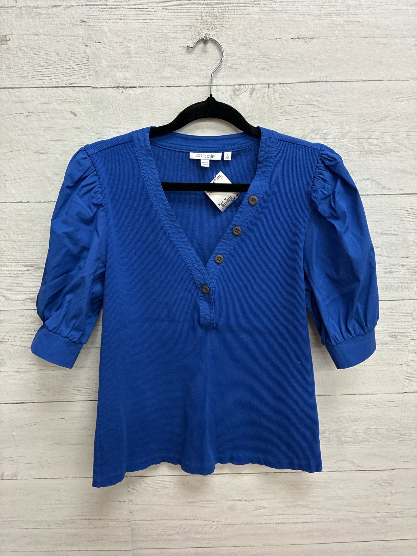 Size M Chico's Blue Womens Shirt