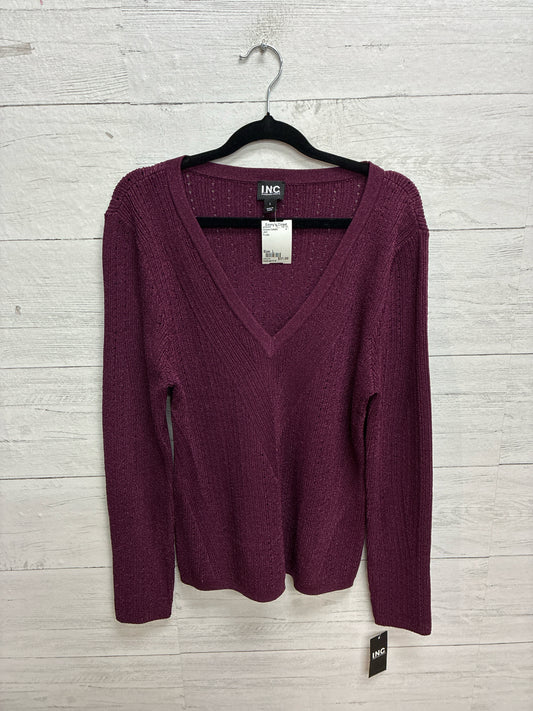 Size L I.N.C Purple Womens Sweater