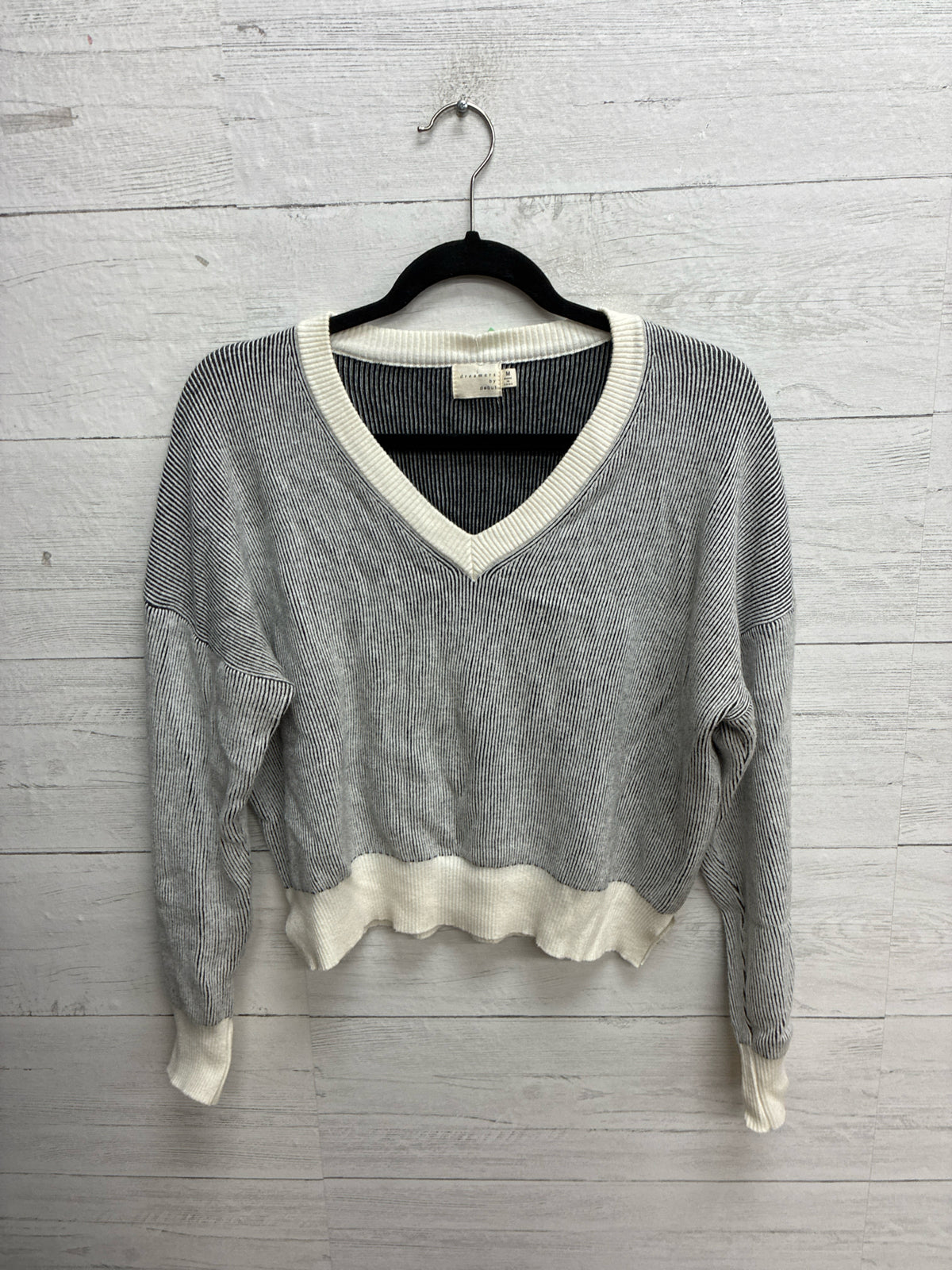 Size M Dreamers Black/White Womens Sweater
