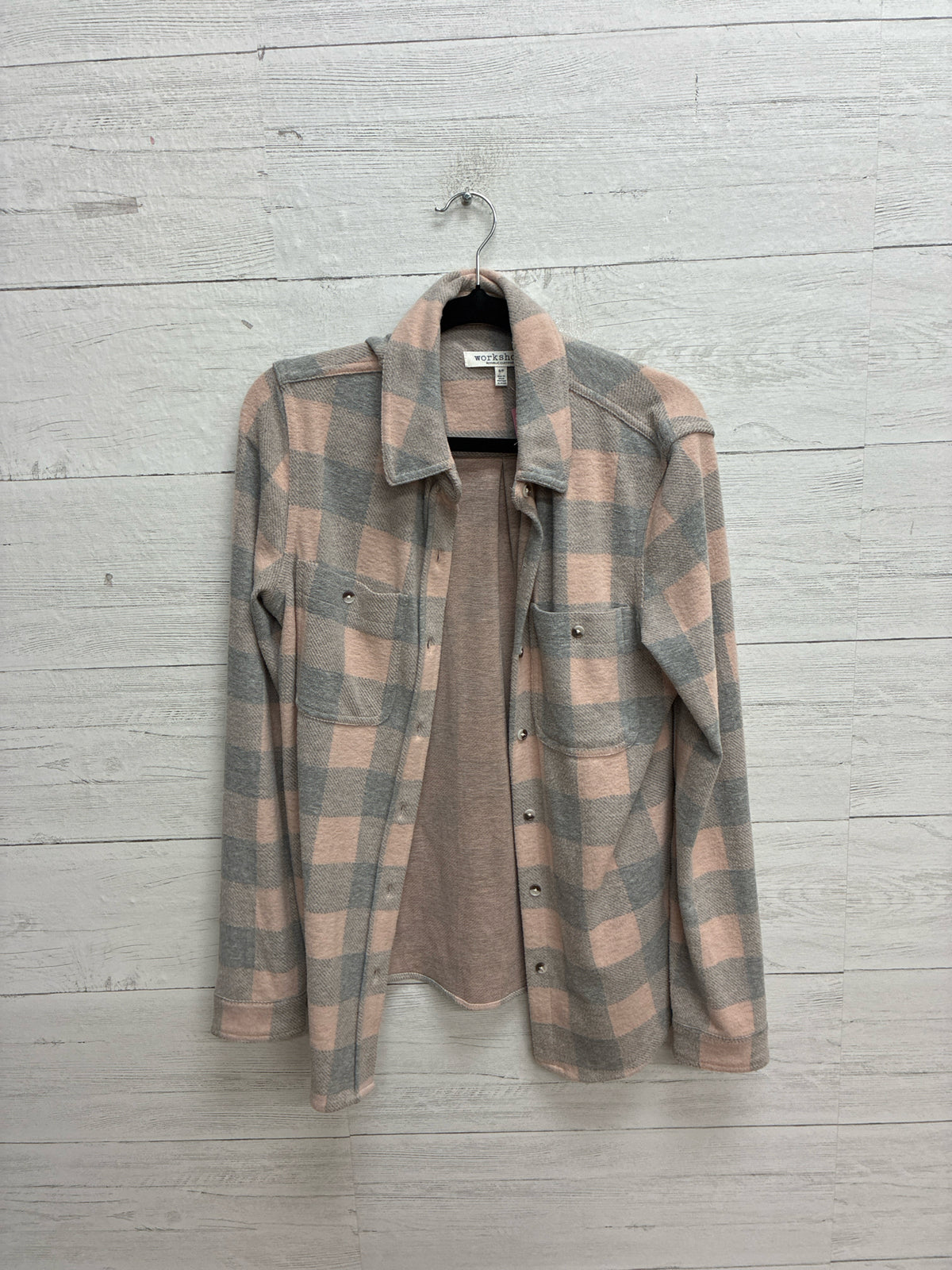Size SP Workshop Clothing Pink/Gray Womens Shirt