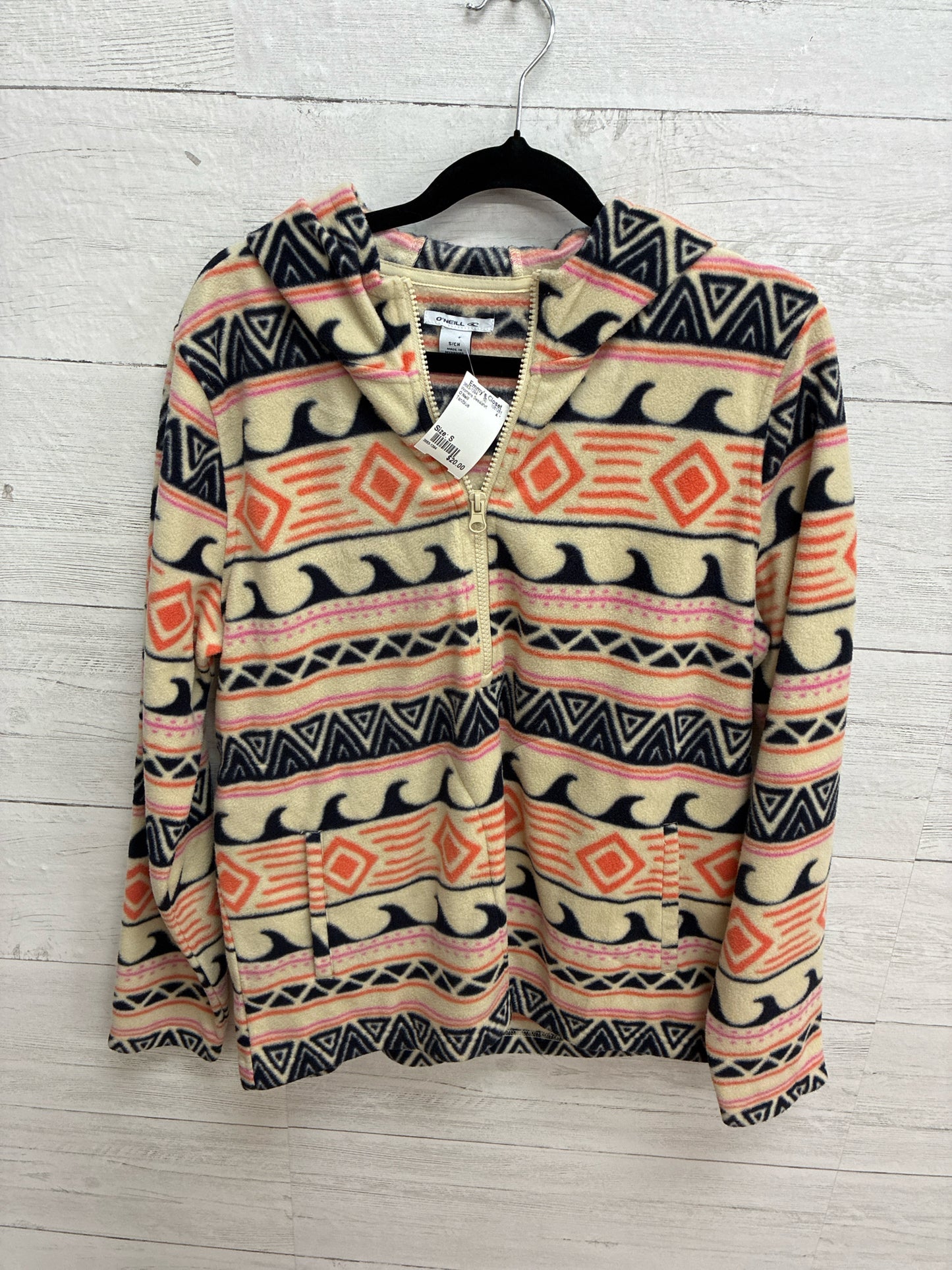 Size S O'Neill Tan/blue Womens Sweatshirt