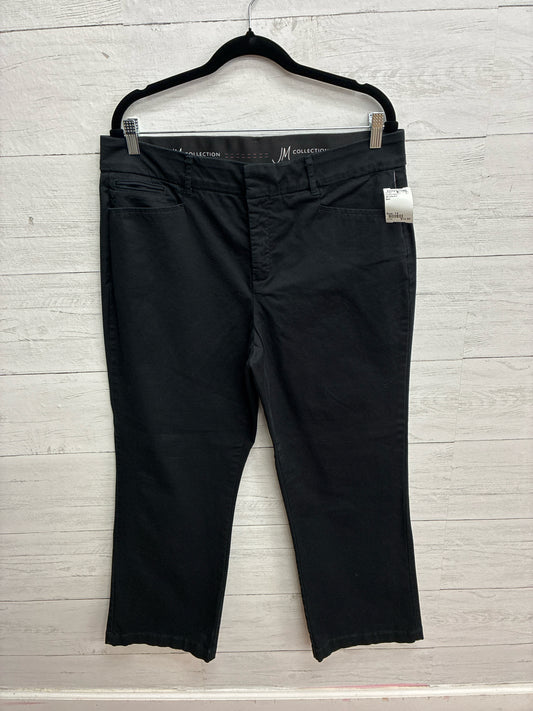 Size 14 JM Collection Black Womens Pants
