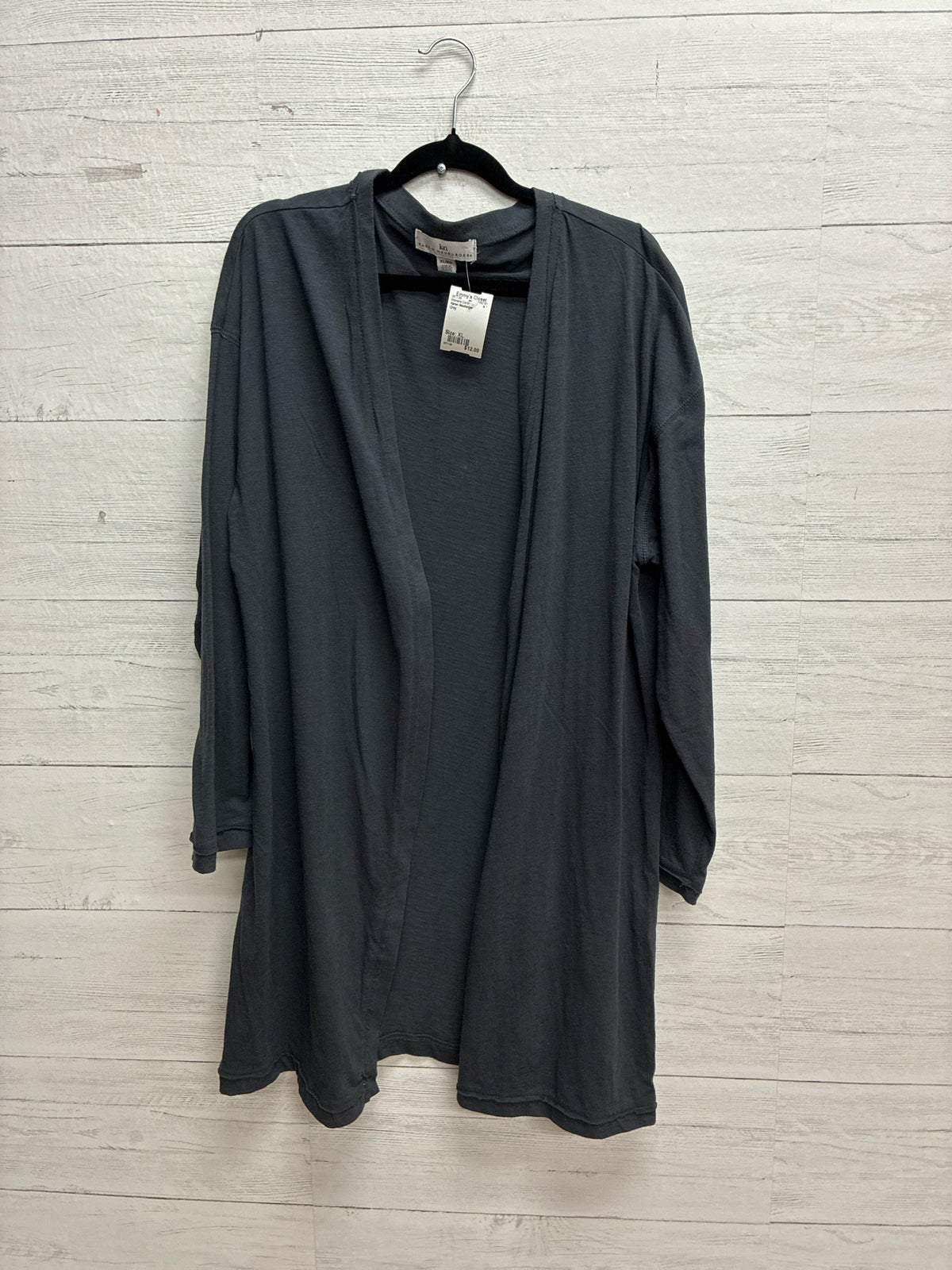 Size XL Karen Neuberger Grey Womens Cardigan