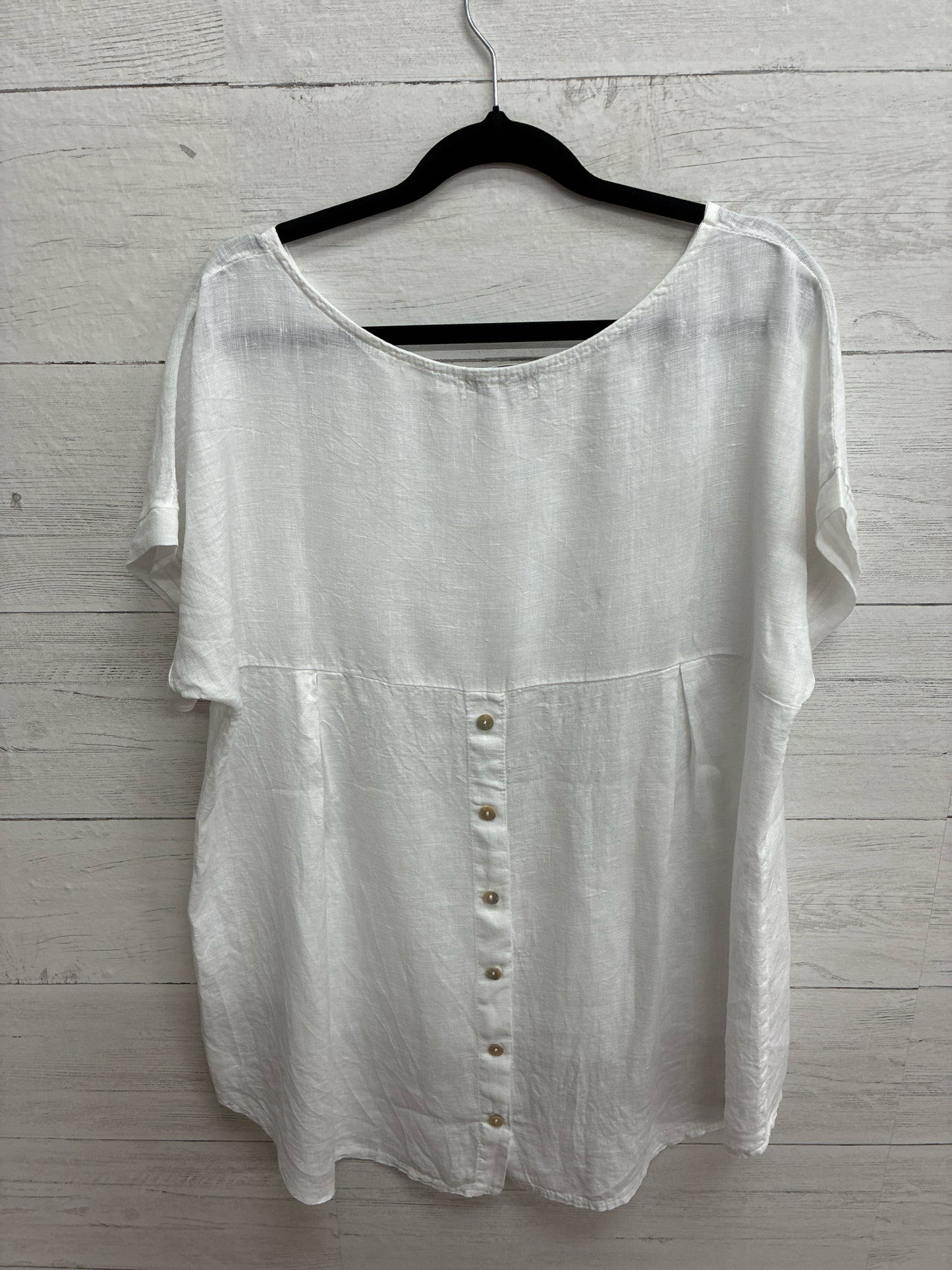 Size L TERZO MILLENNIO White Womens Shirt