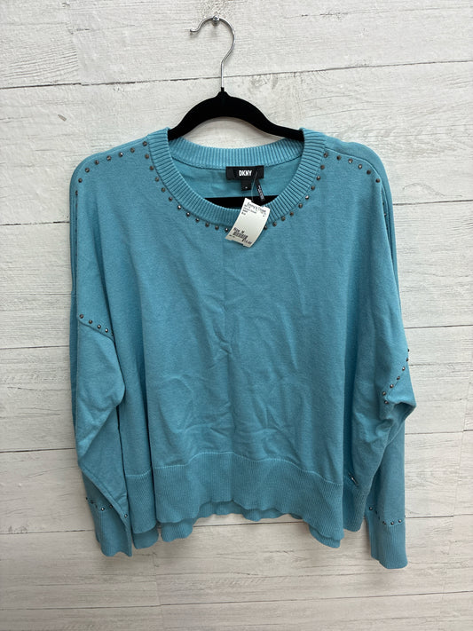 Size M DKNY Blue Womens Sweater