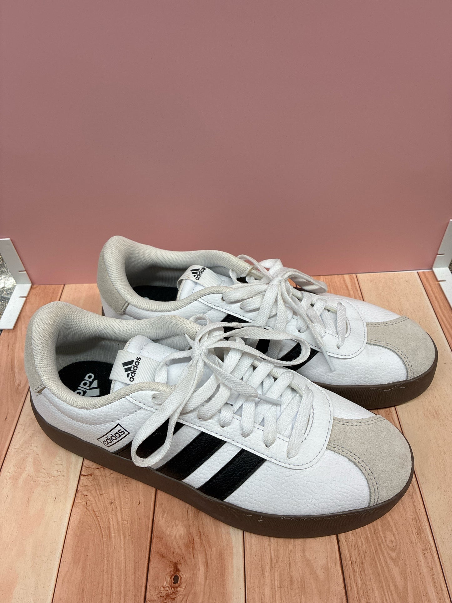 8 Adidas White Womens Shoe
