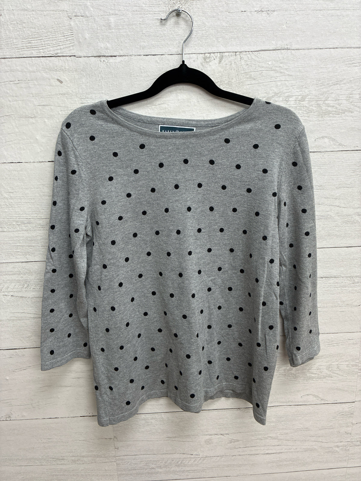 Size XS Karen Scott Gray Womens Shirt
