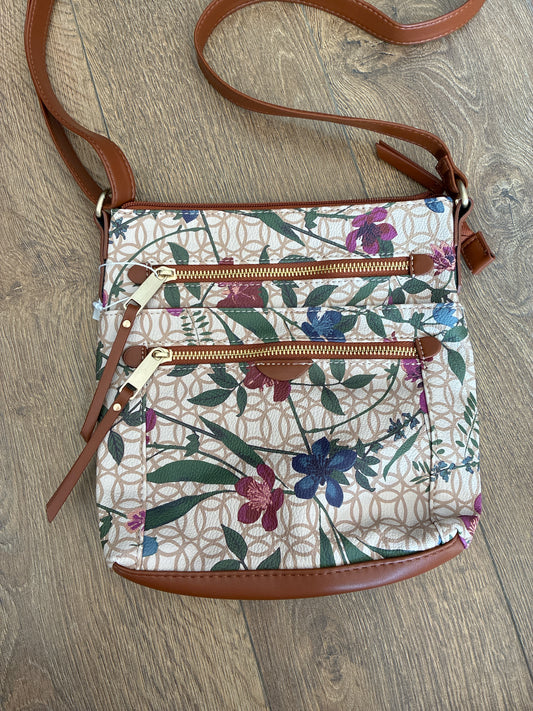 tan Print Purse