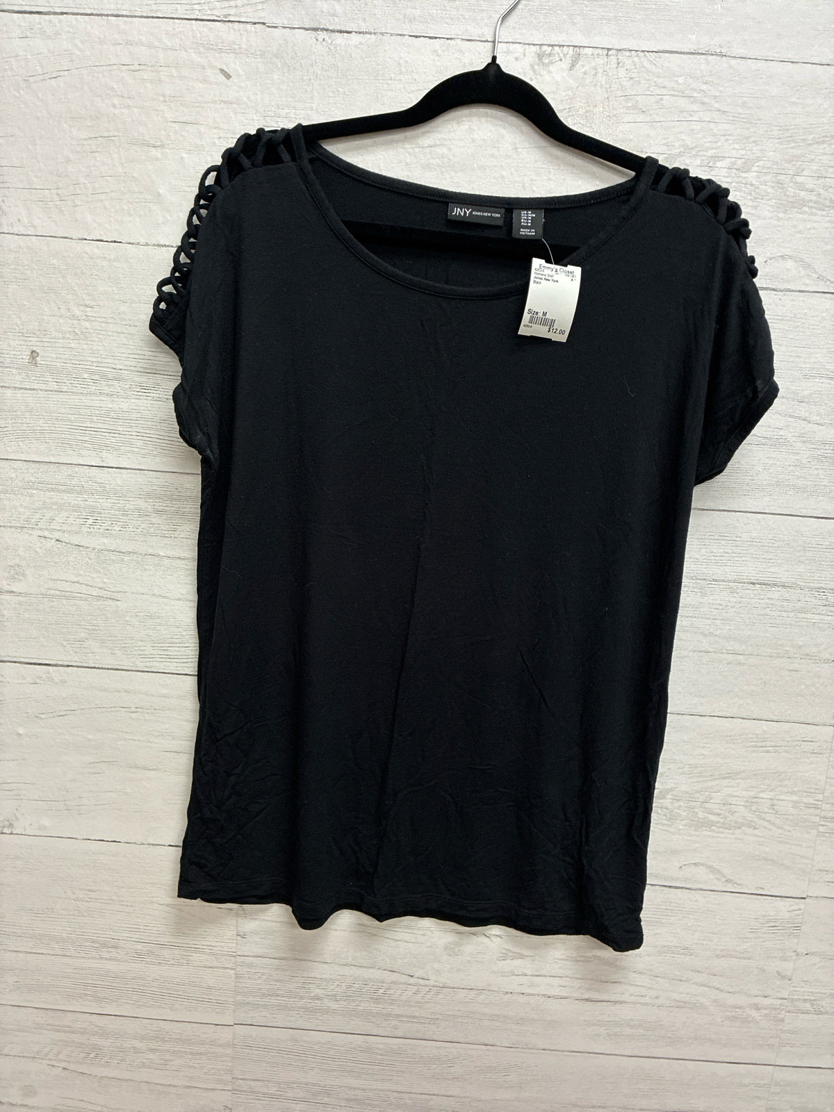 Size M Jones New York Black Womens Shirt