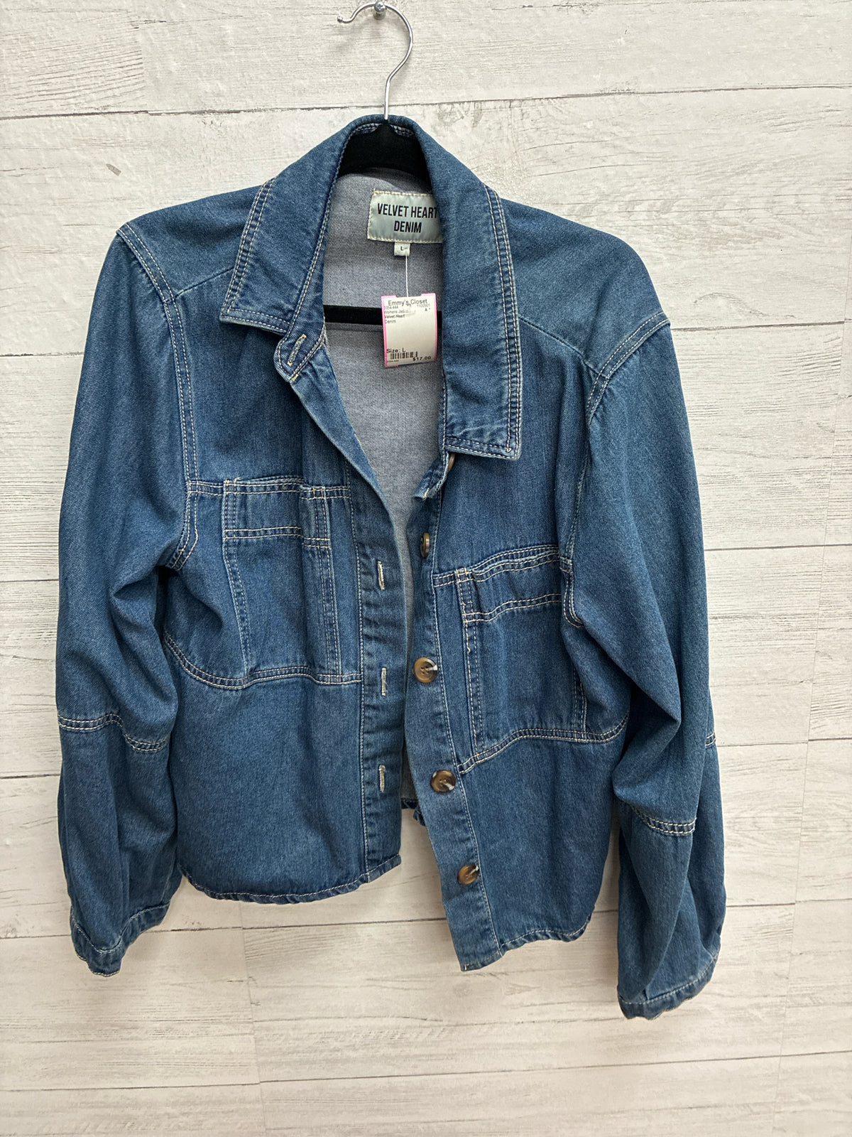 Size L Velvet Heart Denim Womens Jacket