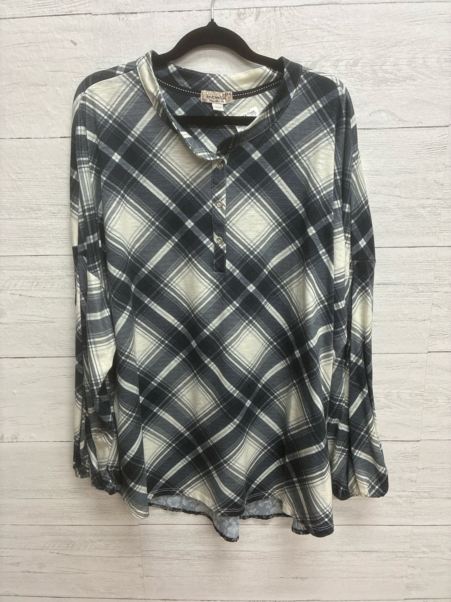 Size XXL One World Grey Womens Shirt