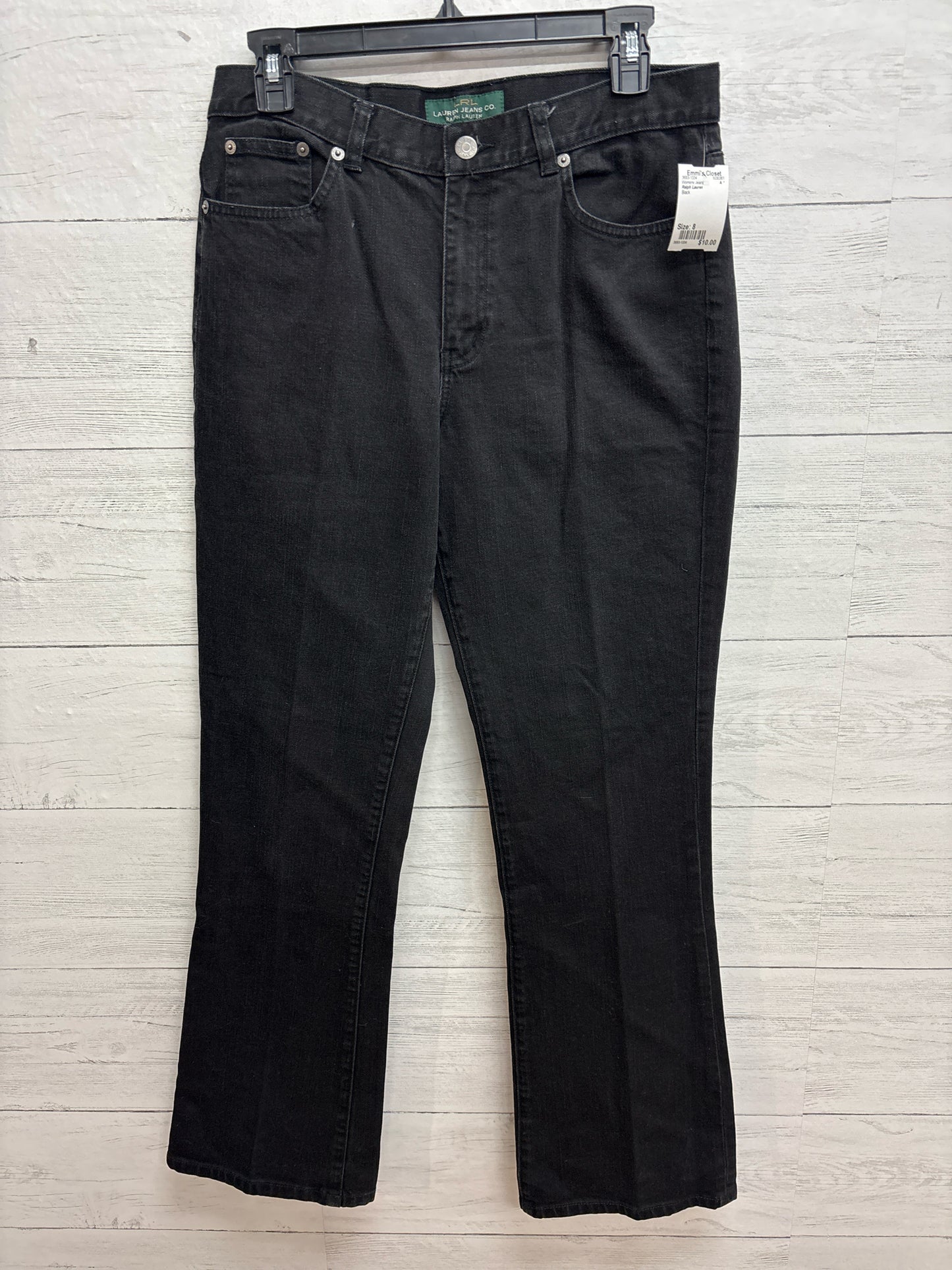 Size 8 Ralph Lauren Black Womens Jeans