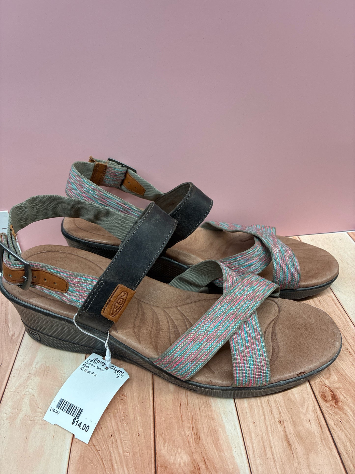10 Keen Blue/Pink Womens Sandal