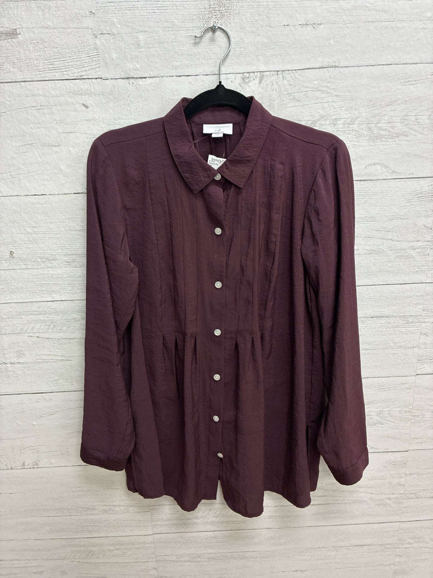 Size XS J Jill Plum Womens Shirt