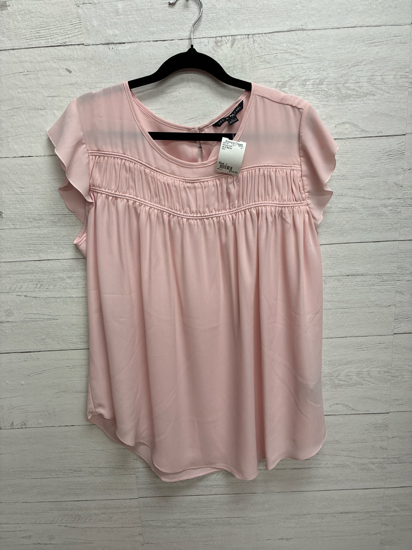 Size L zac & Rachel Pink Womens Shirt