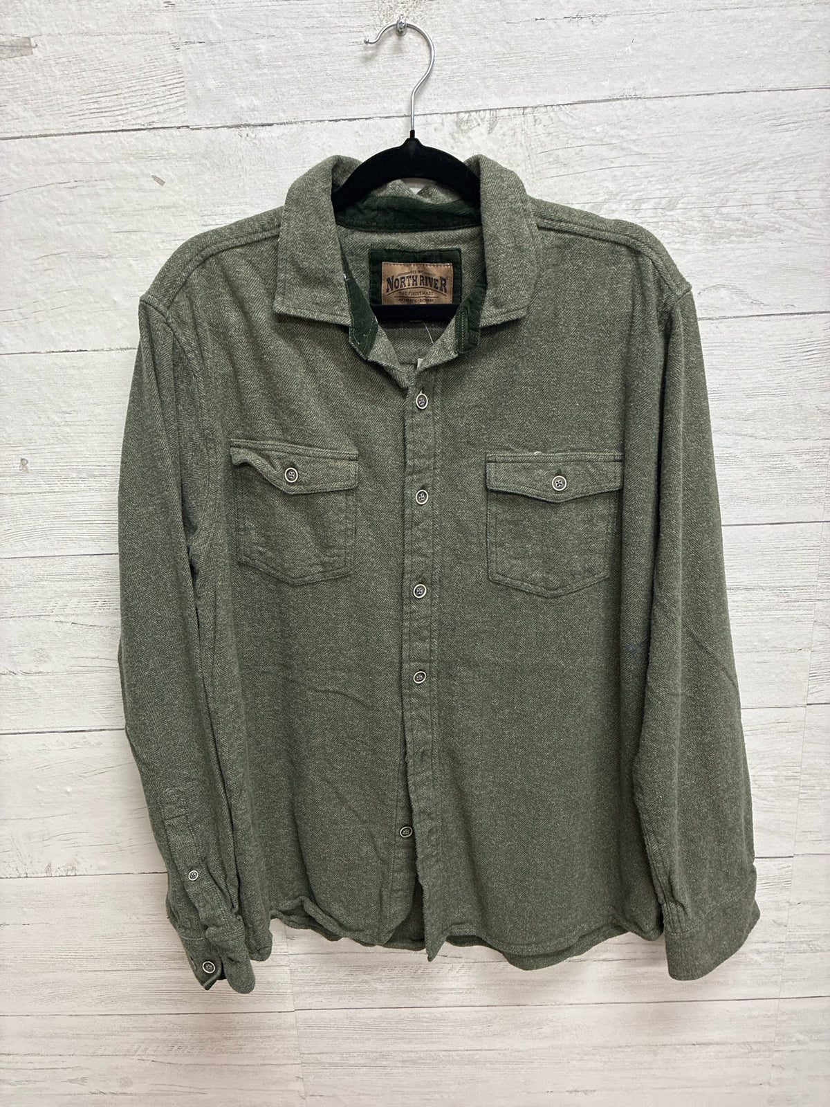 Size L North River Green Mens Shirt