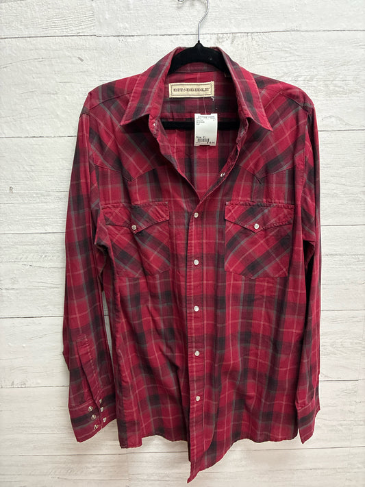 Size XL Bit & Bridle Red Mens Shirt