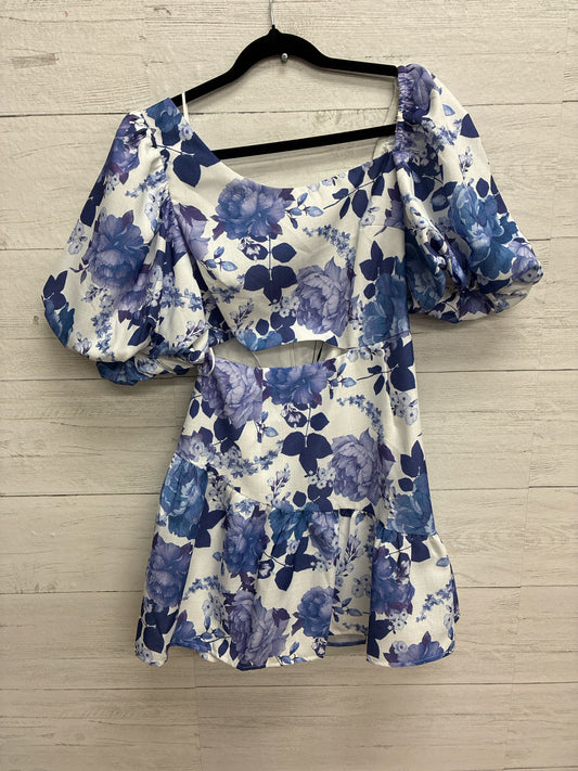 Size S Sweet Lemon Blue/White GOWN