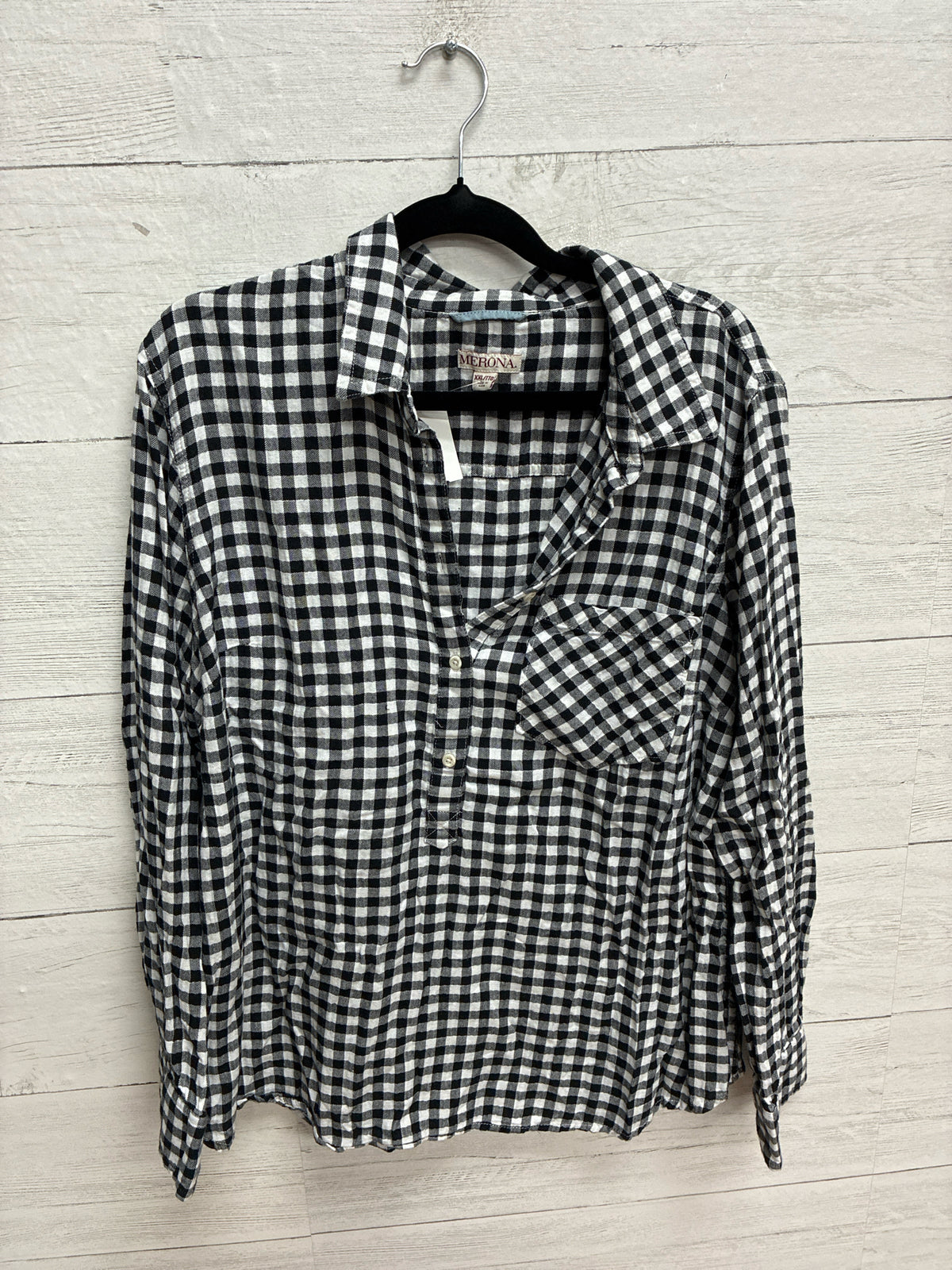 Size XXL Merona Black/White Womens Shirt