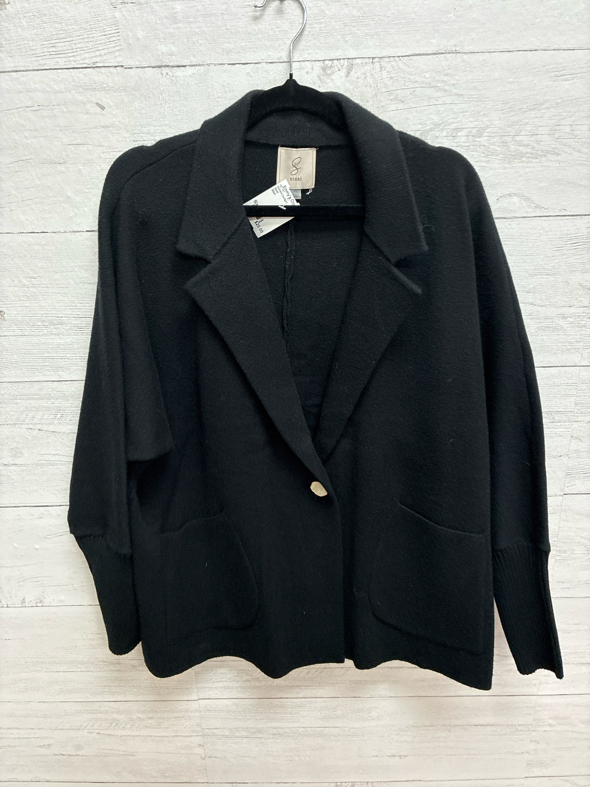 Size XL Sioni Black Womens Cardigan