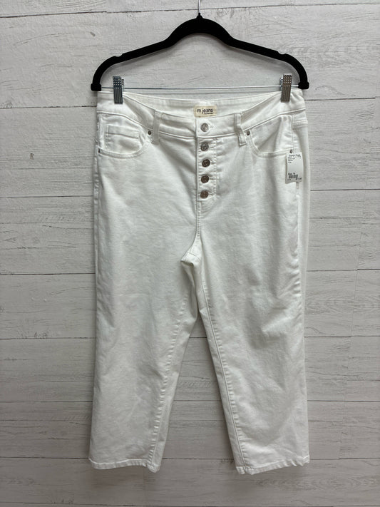 Size 14 Maurices White Womens Jeans