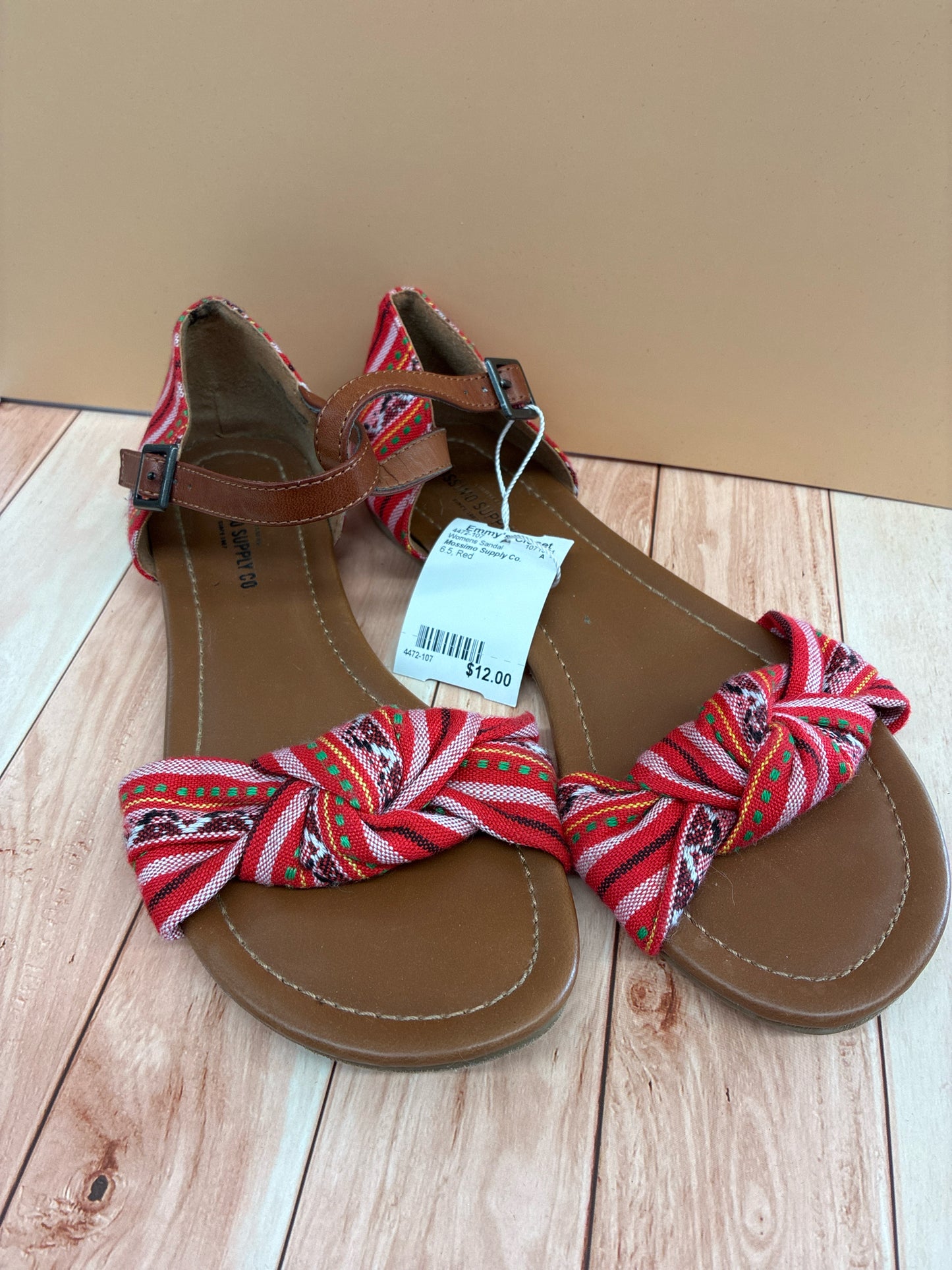 6.5 Mossimo Supply Co. Red Womens Sandal