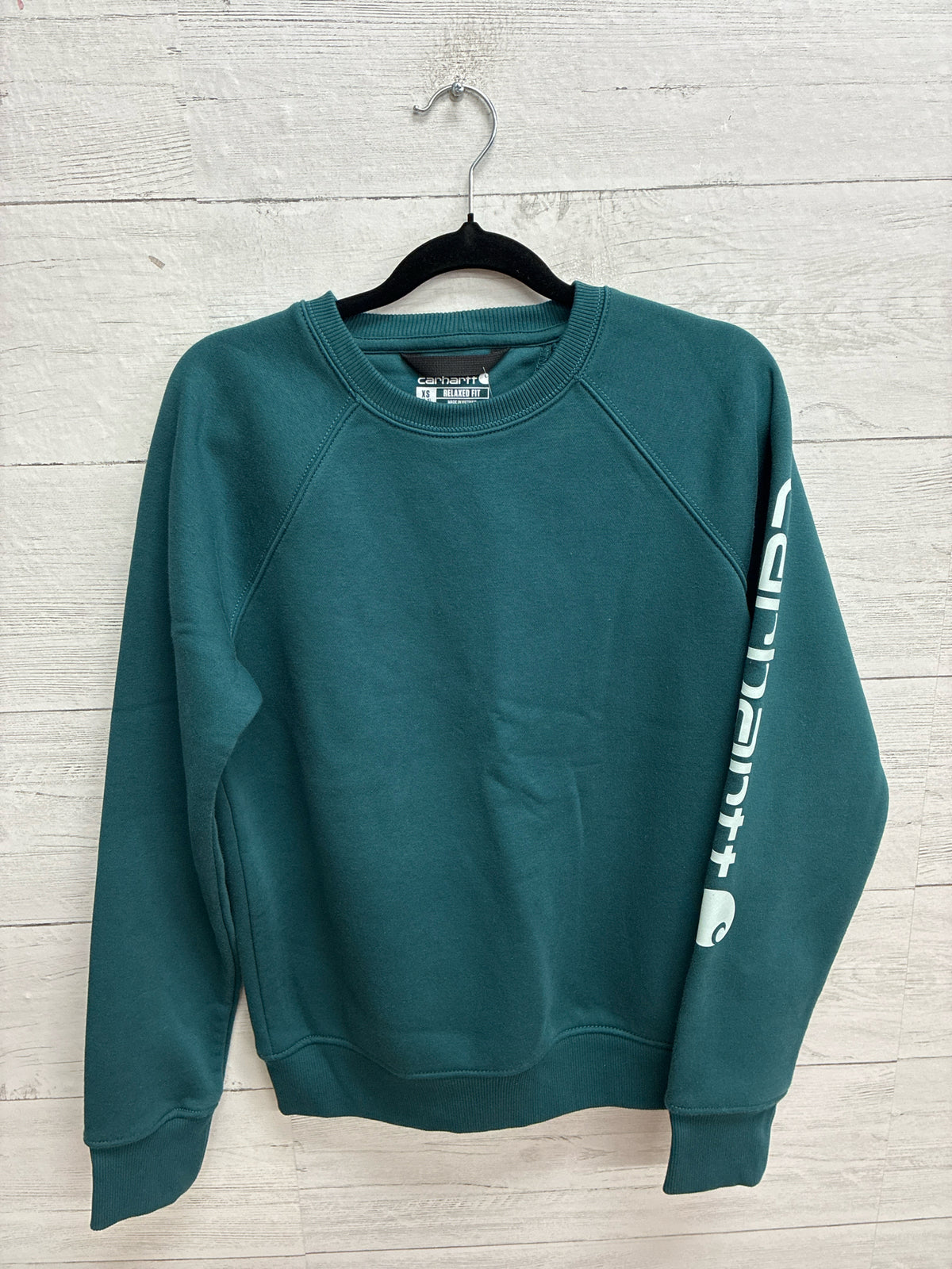 Size XS Carhartt Teal Womens Sweatshirt