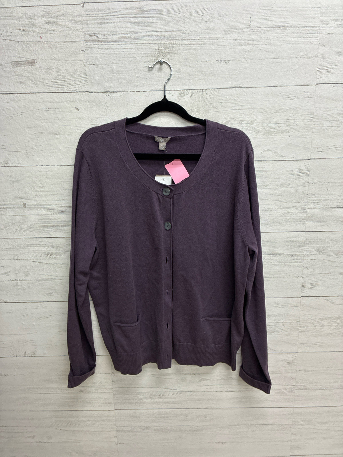 Size XL J. Jill Purple Womens Cardigan