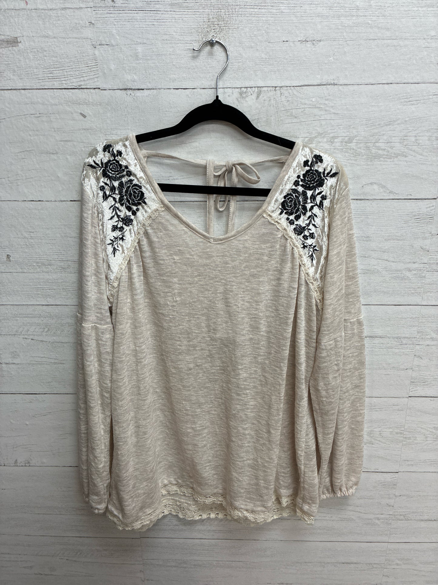 Size L Maurices Tan Womens Shirt