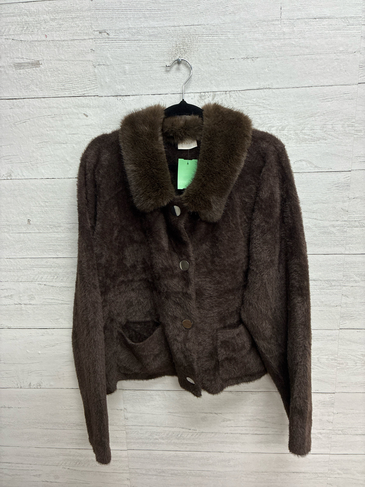 Size L Cyrus Brown Womens Jacket