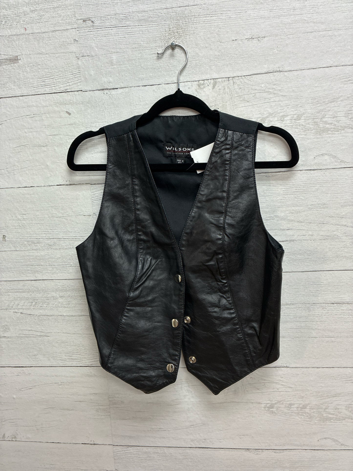 Size M Wilsons Black Womens Vest