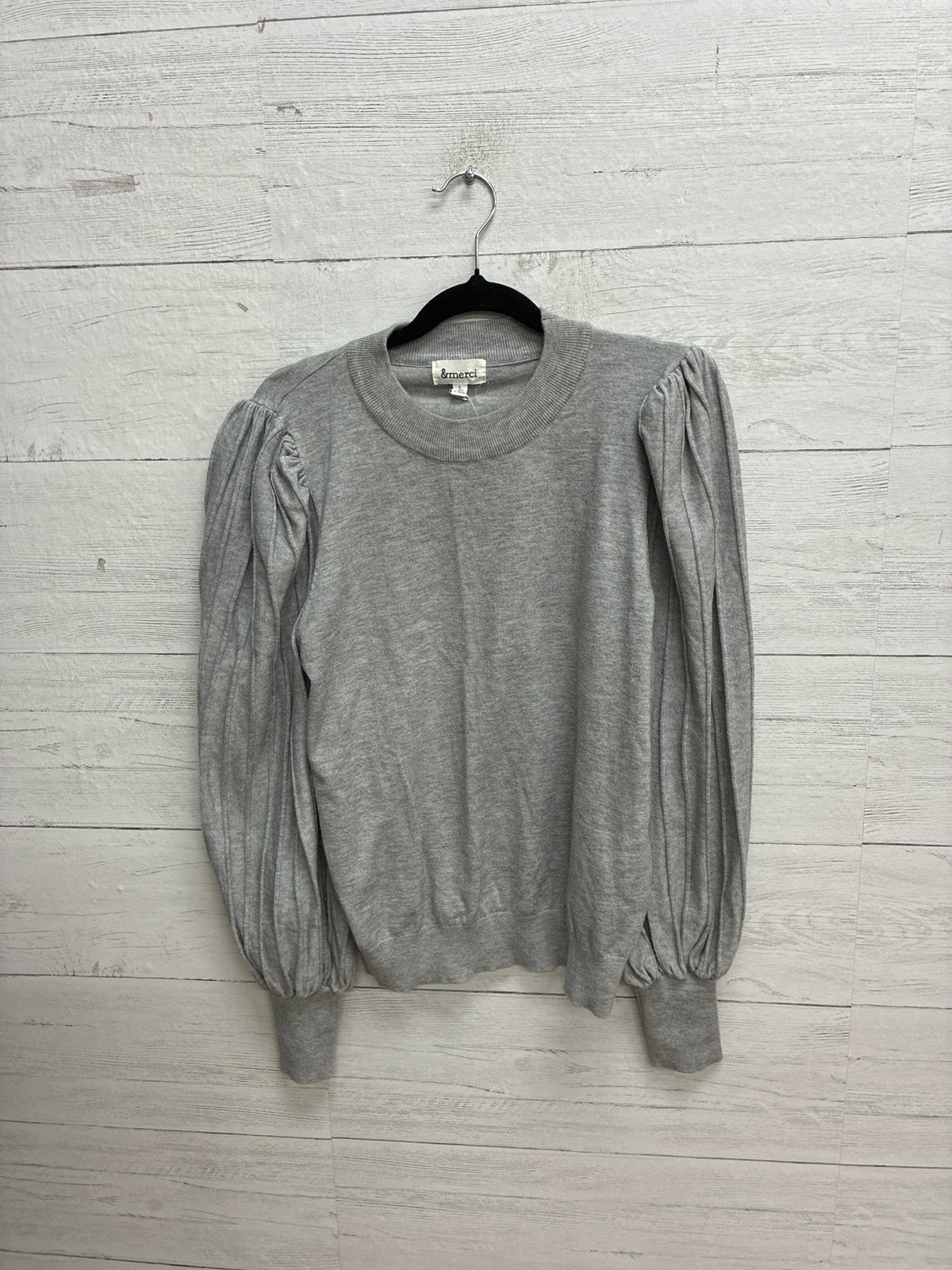 Size L &merci Grey Womens Sweater