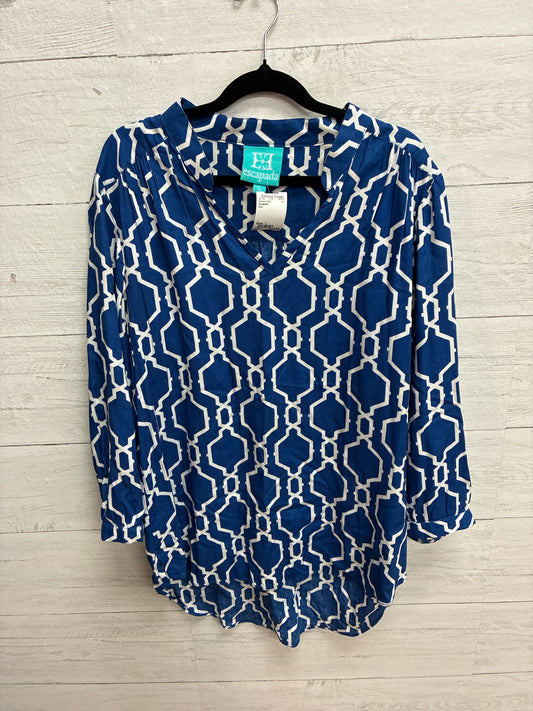 Size L Escapada Blue Womens Shirt