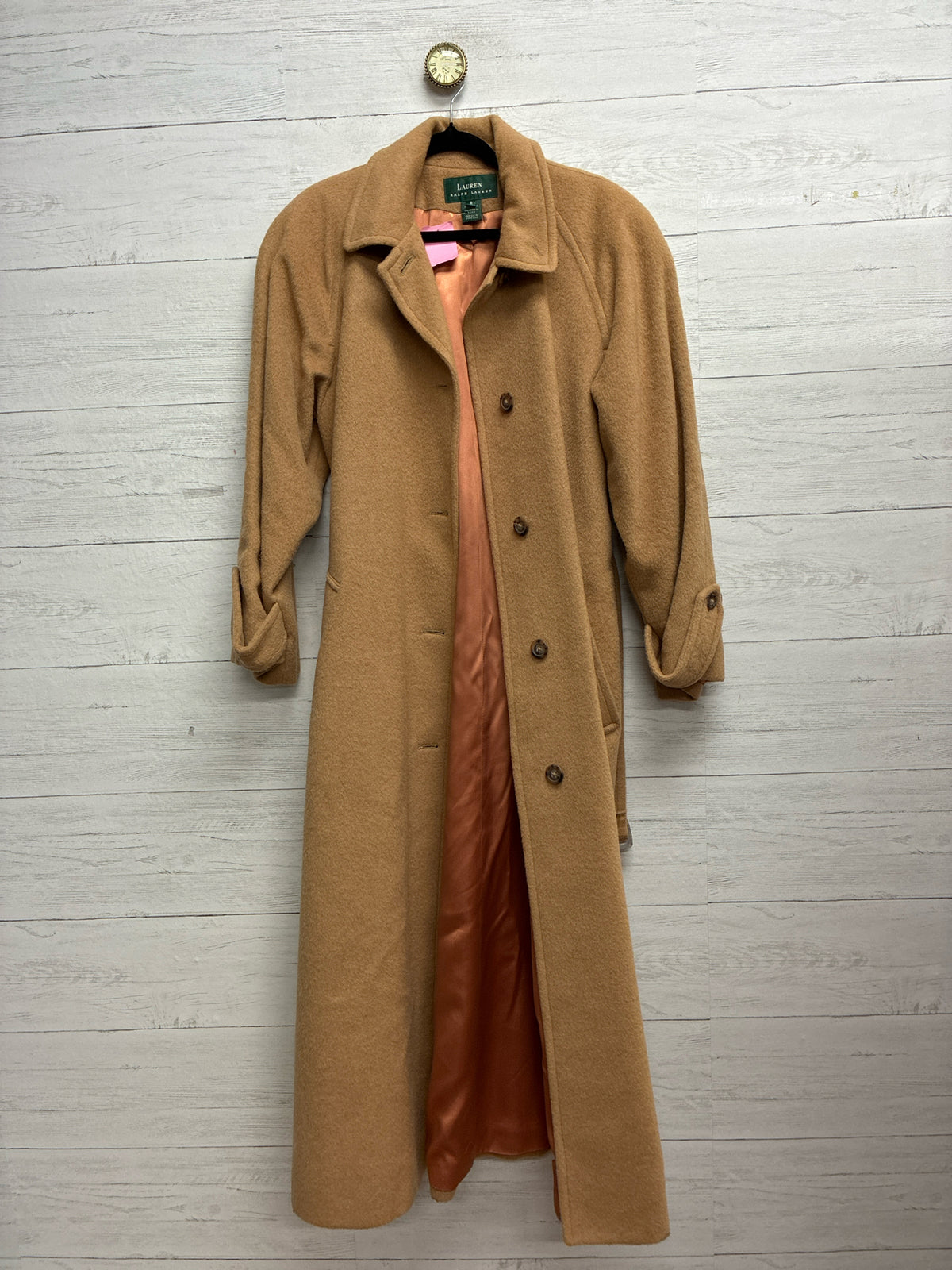 Size 6 Ralph Lauren Beige Womens Coat