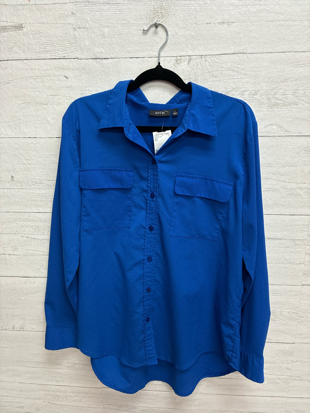 Size L apt 9 Blue Womens Shirt