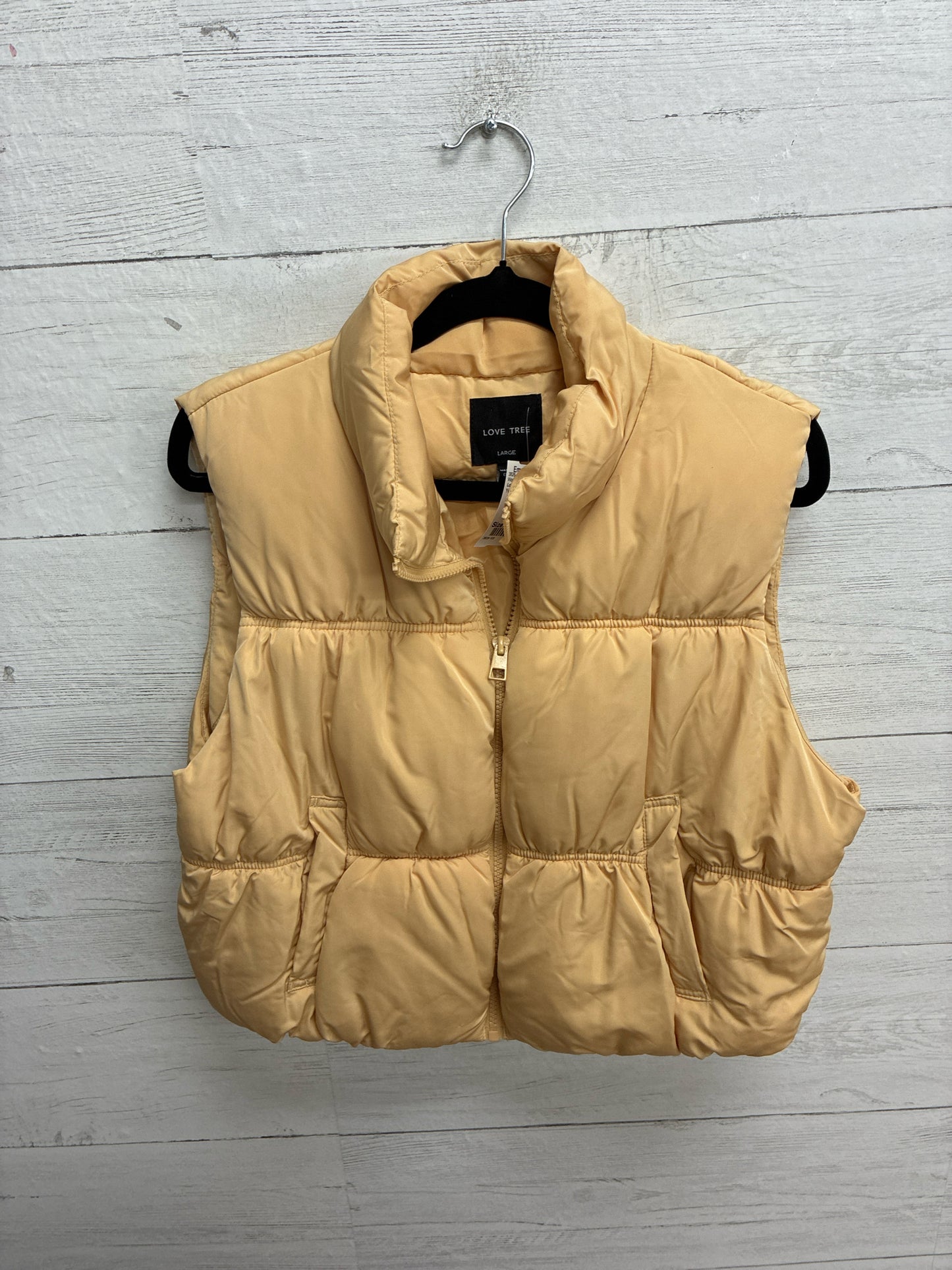 Size L Love Tree Yellow Womens Vest