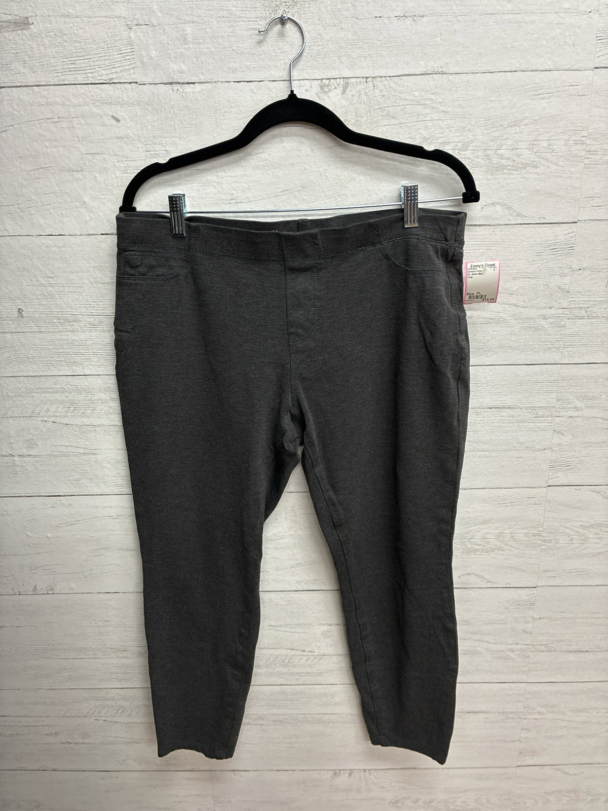 Size PL St. Johns Bay Gray Womens Pants