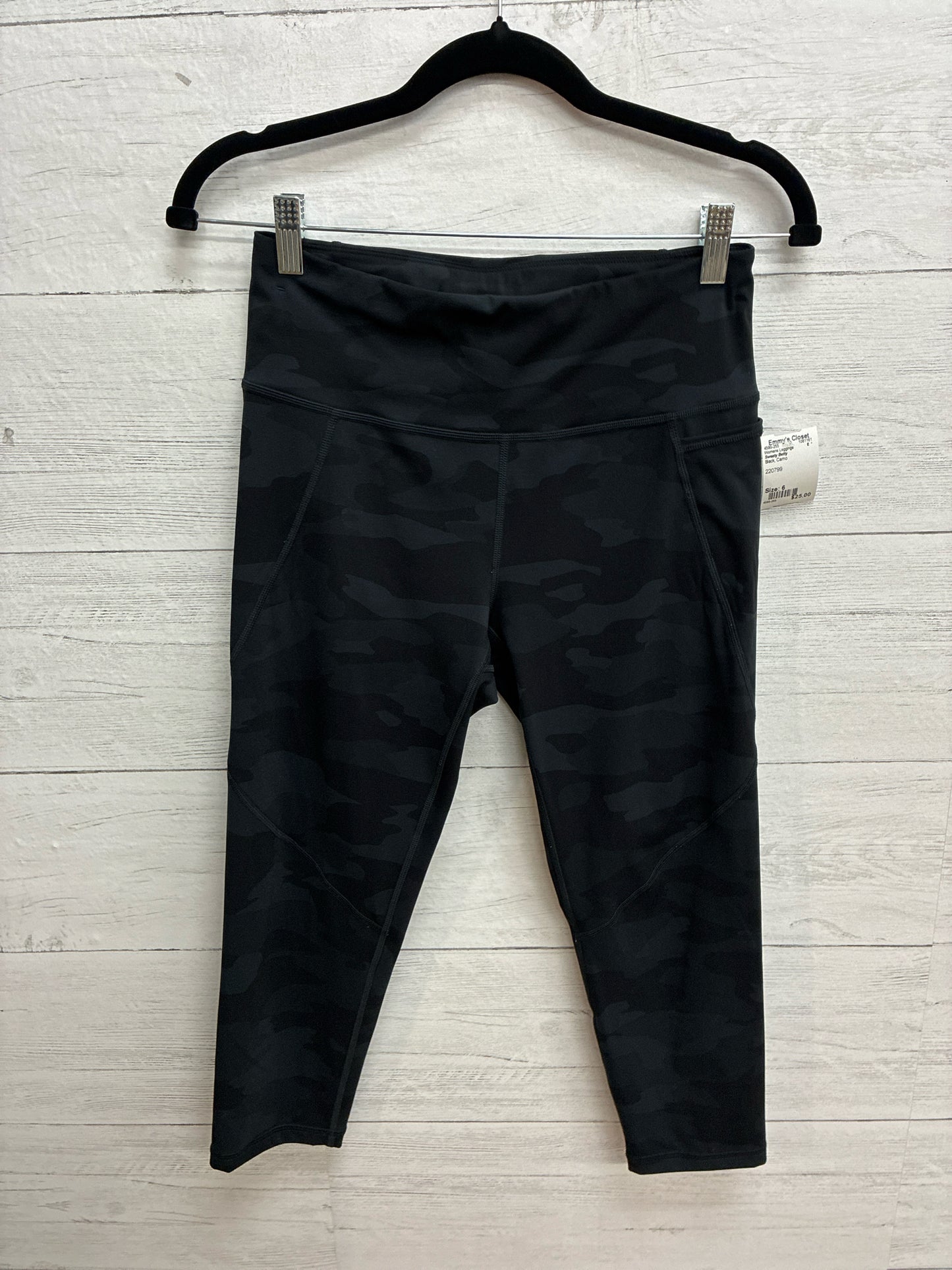 Size 6 Sweaty Betty Black Womens Leggings