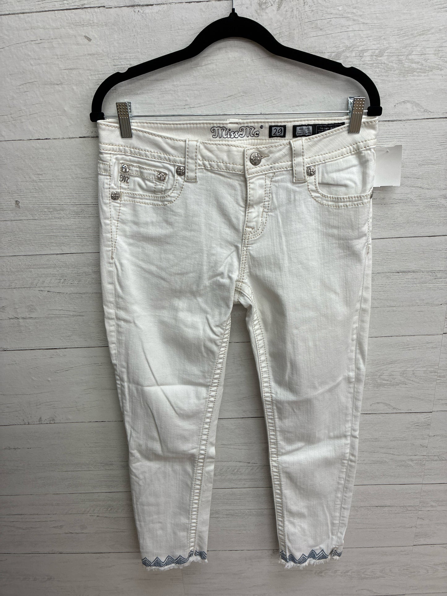 Size 29 Miss Me White Womens Jeans