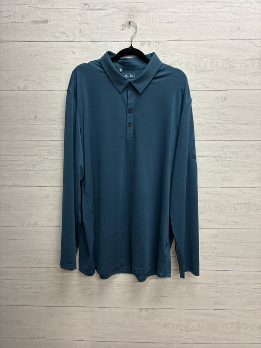 Size XL Adidas Blue Mens Shirt