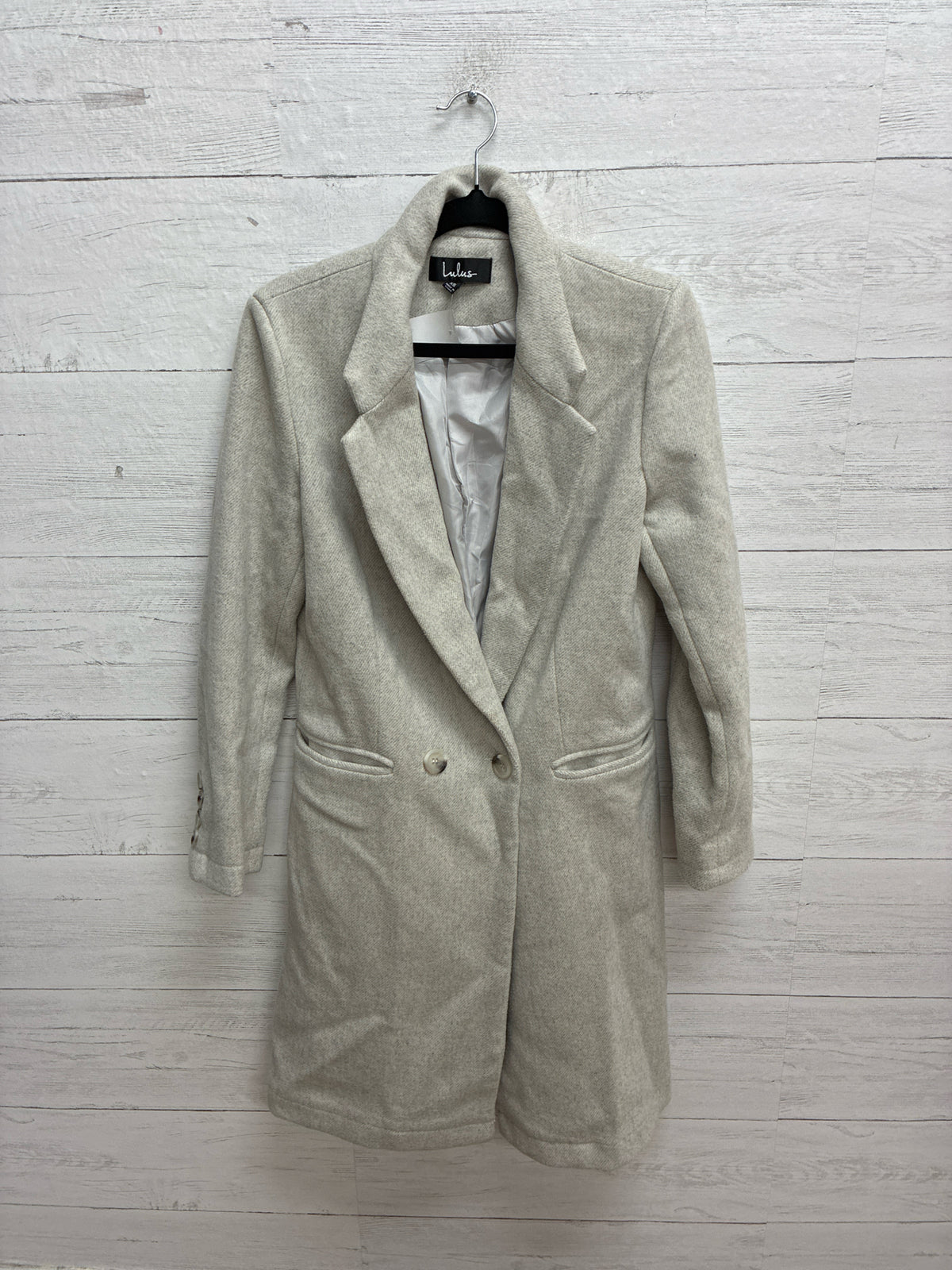 Size XS Lulus Grey Womens Coat