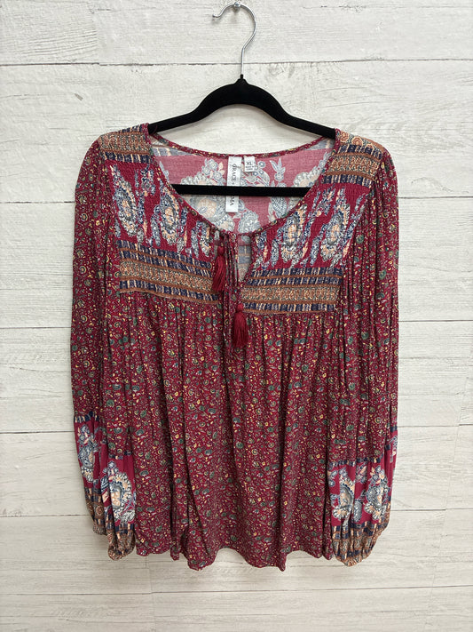 Size XL Grace+Karma Red Womens Shirt