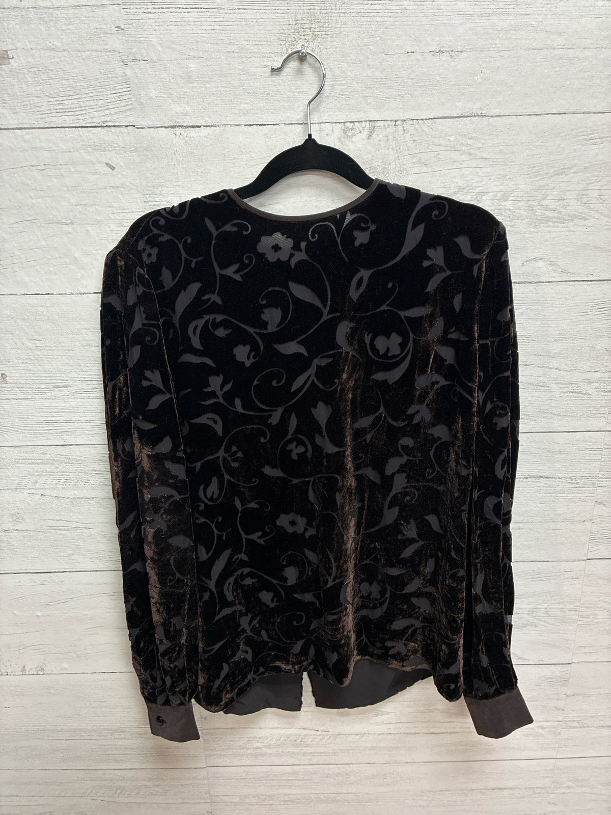 Size 6 Dana Buchman Brown Womens Shirt