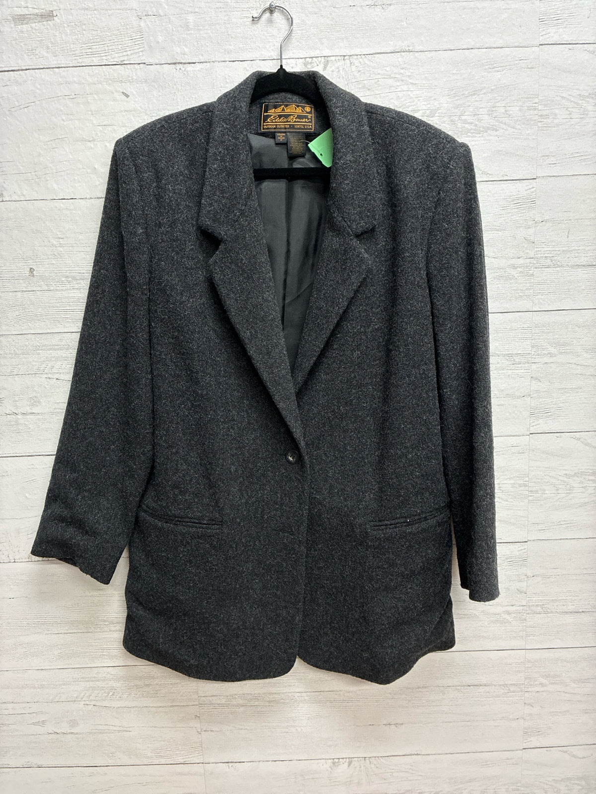 Size M Eddie Bauer Gray Womens Blazer